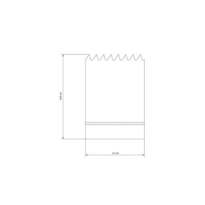 Serra Copo Bi-Metalica 27 mm 1.1/16" Tramontina com Dentes em Aço Rapido HSS