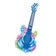 Guitarra com Microfone Pedestal Rock Show Azul DMT5894 DM Toys