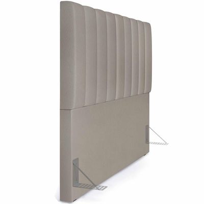 Cabeceira Cama Box Casal Queen 160 cm Dália W01 Linho Bege - Lyam Decor