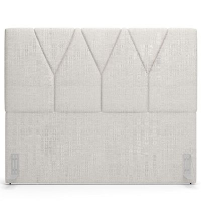 Cabeceira Cama Box Casal Queen 160 cm Aurora W01 Linho Champagne - Lyam Decor