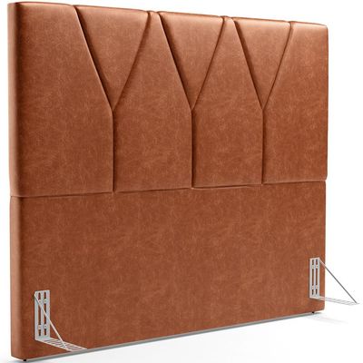 Cabeceira Cama Box Casal 140 cm Aurora W01 Couríssimo Camel - Lyam Decor