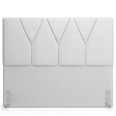 Cabeceira Cama Box Casal 140 cm Aurora W01 Linho Cinza - Lyam Decor