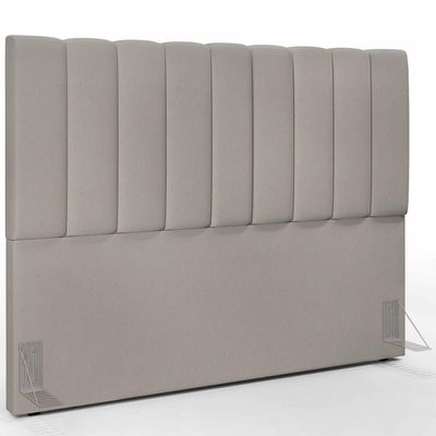 Cabeceira Cama Box Casal King 195 cm Dália W01 Linho Bege - Lyam Decor