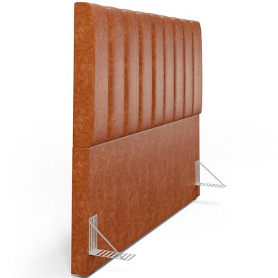 Cabeceira Cama Box Casal King 195 cm Dália W01 Courissimo Camel - Lyam Decor