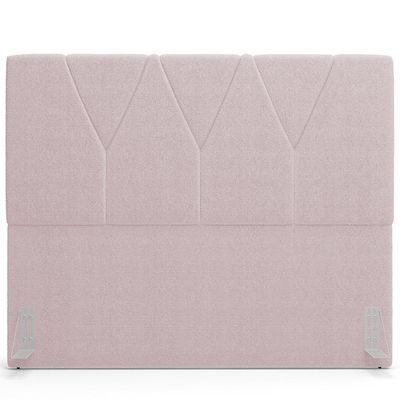 Cabeceira Cama Box Casal 140 cm Aurora W01 Bouclê Rosê - Lyam Decor