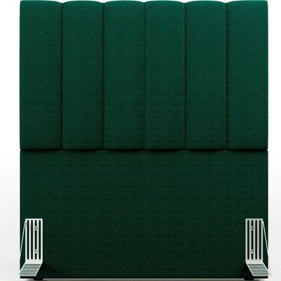 Cabeceira Cama Box Solteiro 100 cm Dália W01 Bouclê Verde - Lyam Decor