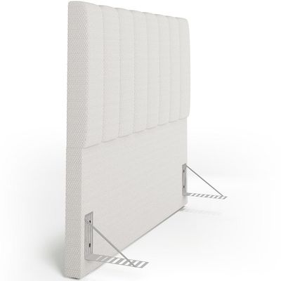 Cabeceira Cama Box Casal 140 cm Dália W01 Bouclê Cru - Lyam Decor