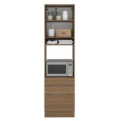 Torre Quente Stella 1 Porta 3 Gavetas Rustic Madesa