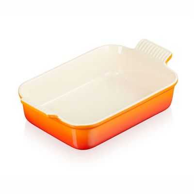 TRAVESSA RETANGULAR LE CREUSET HERITAGE 32CM BRANCO