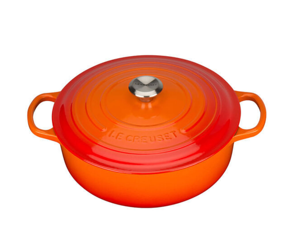 PANELA RISOTTO LE CREUSET 30CM SIGNATURE 6,4LT - Laranja 211793009