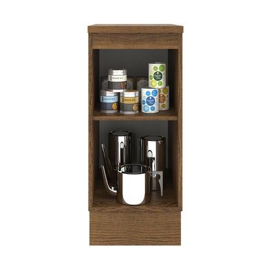 Balcão Madesa Agata 1 Porta Rustic Cinza