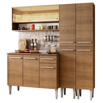 Cozinha Compacta Emilly Winter com Armário e Balcão Madesa