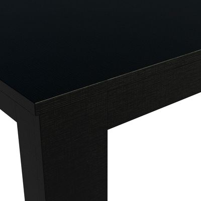Mesa Madesa Retangular Tampo de Madeira Preto