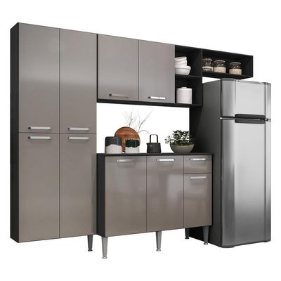 Cozinha Compacta C/ Armário Balcão Tampo Pequim Sun