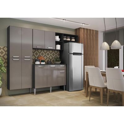 Cozinha Compacta C/ Armário Balcão Tampo Pequim Sun