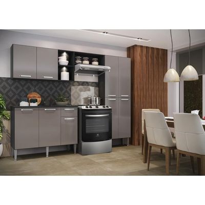 Cozinha Compacta com Armário e Balcão com Tampo Pequim Up