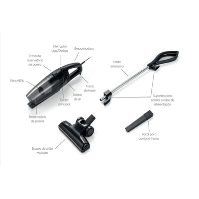 Aspirador de pó Vertical Elgin Perfect Clean II 2 em 1 1200W 220v