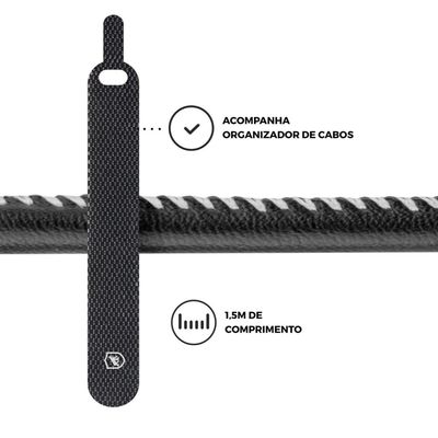 Cabo Turbo Militar - 1,5M -  Lightning - MFI Certificado - iphone / ipad - Gshield