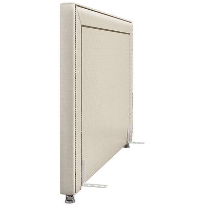 Cabeceira Cama Box Casal Queen 160 cm P05 Berlim Corino Branco - Lyam Decor