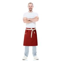 Avental de Cintura Vermelho Cafeteria Padaria Bar Vegano