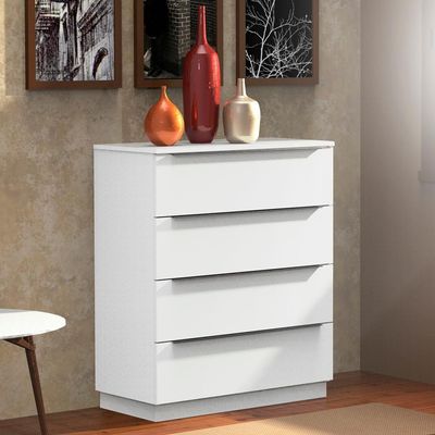 Cômoda 4 Gavetas Branco