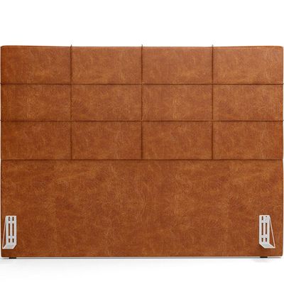 Cabeceira Cama Box Casal 140 cm Roma W01 Couríssimo Camel - Lyam