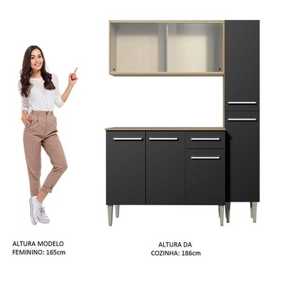 Cozinha Compacta Emilly Force Madesa