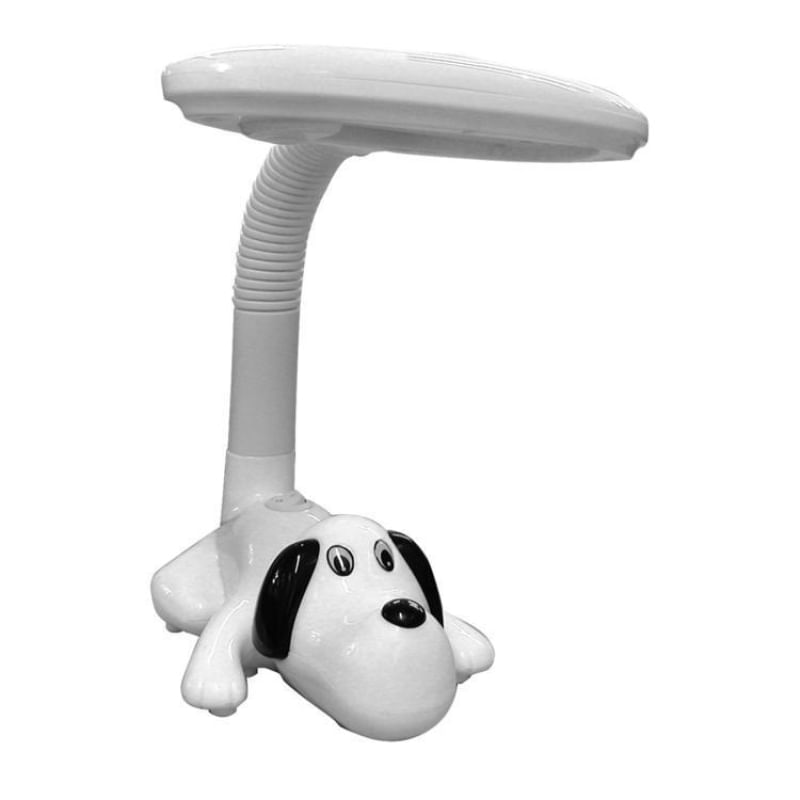 Luminaria de Mesa Dog Branco Polietileno 1X9W 127V