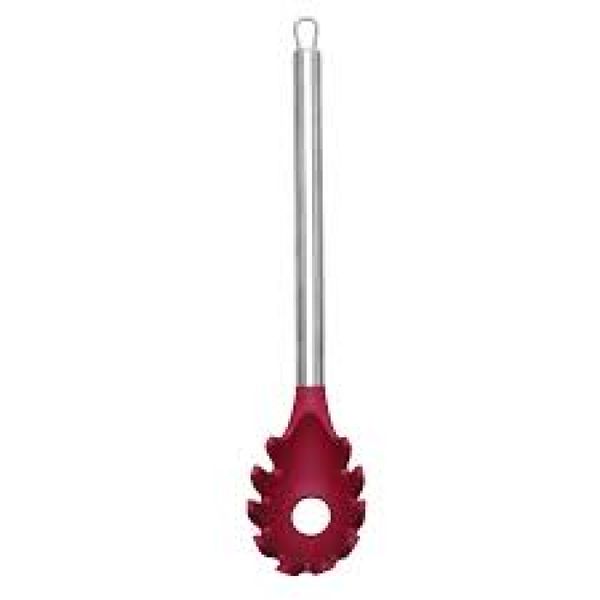 PEGADOR DE MACARRAO SILICONE CABO INOX ELITE