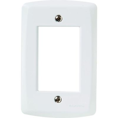 Placa 3 Postos 4x2 Tramontina Lux² Branca