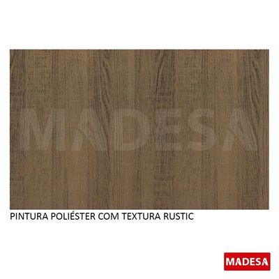 Cozinha Completa Vicenza Rodapé Armário Balcão Rustic Madesa