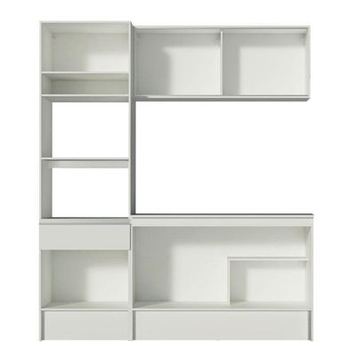 Cozinha Compacta Diamante Pop com Armário Branco