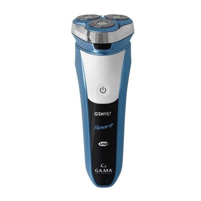 Barbeador Gama GSH987 SPORT W&D USB 3 Laminas