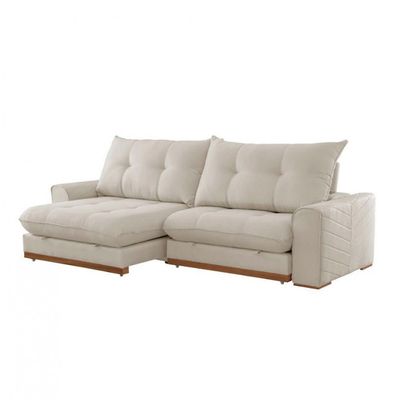Sofá Argo Linho 02 Módulos 120 Cm B25cm Meu Sofá Online A302 Linho Branco