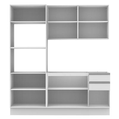 Cozinha Compacta 2 Gavetas e 8 Portas Acordes Glamy Madesa