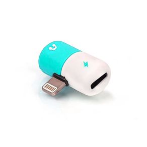 Adaptador Lightning Splitter Carregador Fonede ouvido iPh 7