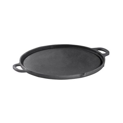 Bifeteira Redonda Ferro Fundido Da Gengis-kan Libaneza 32 Cm