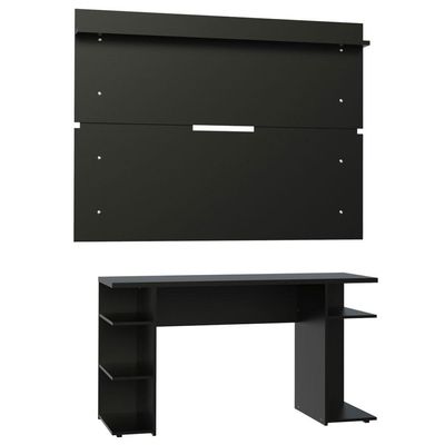 Mesa Para Computador Gamer e Painel Tv Preto