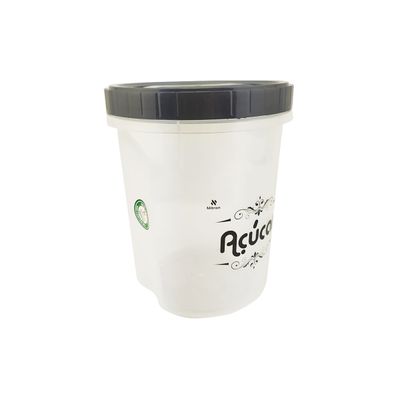 Pote de Açúcar Nitron Acoplado Redondo com Tampa Rosca 2L