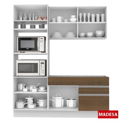 Cozinha Compacta Glamy Lívia 6 Portas 2 Gavetas Madesa
