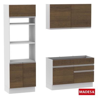 Cozinha Compacta Glamy Lívia 6 Portas 2 Gavetas Madesa