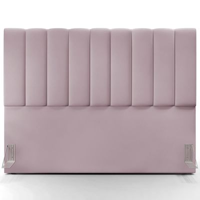 Cabeceira Cama Box Casal Queen 160 cm Dália W01 Suede Rosê - Lyam Decor