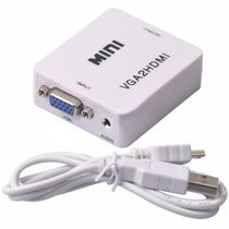 Adaptador Conversor HDMI p/ VGA Full HD HDMI2VGA