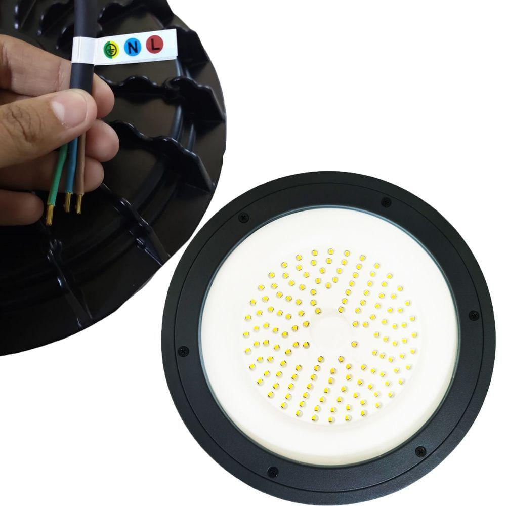 Luminaria 150w Galpao Empresa Industrias Fabrica Segurança