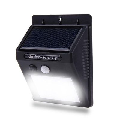 Luminária Externa Luz Parede Led Energia Solar Iluminação Sensor Presença Q-2206
