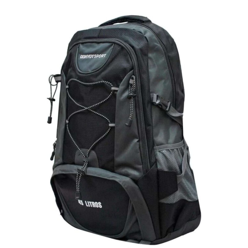 Mochila Convoy Sport 45L em Poliester - Preto