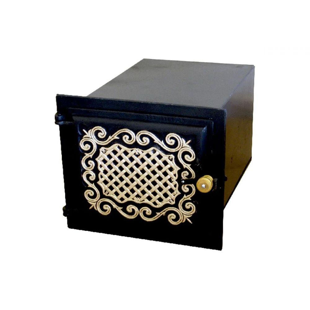Forno Fogão a Lenha Frente em Alumínio Fundido 50x35x30cm