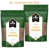 Chá de Rooibos (Aspalathus linearis) Encanto Sul-Africano 2 Pacotes c/ 30g  Chamel Premium