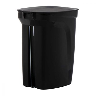 Lixeira Tramontina Compact em Polipropileno Preto 10L