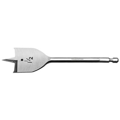 Broca para Madeira com Ponta Chata 1/4" 150 mm Tramontina em Aço Especial